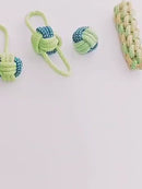 PAWS ASIA Wholesale Teeth Cleaning Colorful Durable Cotton Rope Dog Toy Set