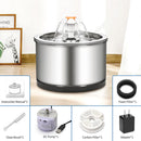 PAWS ASIA Supplier Cat Flower 2.5L Flower Stainless Steel Pet Dog Feeder Automatic