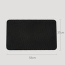 PAWS ASIA Suppliers High Quality EVA Double Layer Scratching Cat Litter Mat Trapper Pet Feeder Pad With Anti Slip Bottom