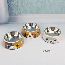 PAWS ASIA Suppliers Printing Customize Melamine Outdoor Portable Feeding Food Dog Bowl Cat