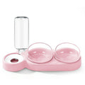 PAWS ASIA Wholesale Eco Friendly Plastic Modern Three Dog Bowl Cat Automatic Water Feeding