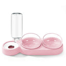 PAWS ASIA Wholesale Eco Friendly Plastic Modern Three Dog Bowl Cat Automatic Water Feeding