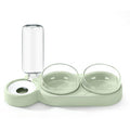 PAWS ASIA Wholesale Eco Friendly Plastic Modern Three Dog Bowl Cat Automatic Water Feeding
