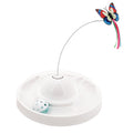 PAWS ASIA Suppliers Cute Electronic Automatic interactive Butterfly Cat Toy With Turntable