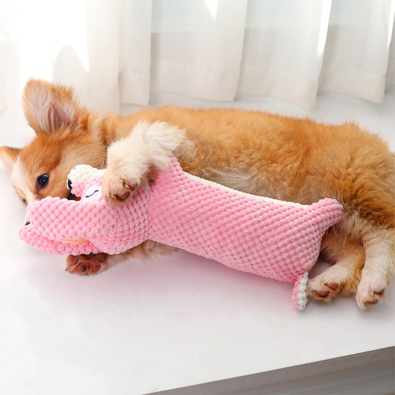PAWS ASIA Manufacturers Eco Corn Fleece Durable Squeaky Cute Dog Toys For Aggressive Chewers
