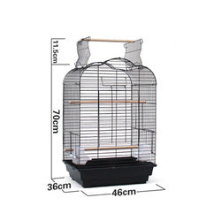 PAWS ASIA Manufacturer Canary Flight Travel Open Top Bird Cage Aviary For Sale