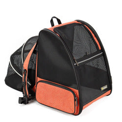 PAWS ASIA Manufacturer Expandable Cat Cage Foldable Pet Carrier Backpack