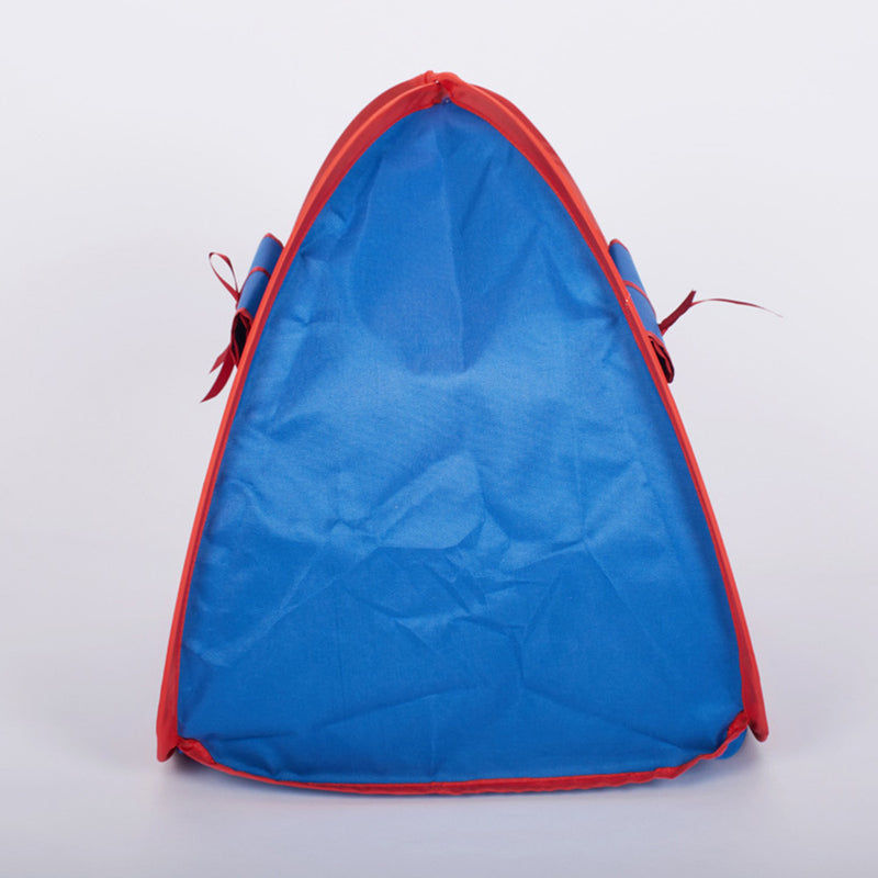 PAWS ASIA Wholesale Waterproof Oxford Cloth Blue Funny Pet Cave Cat Bed Small Dog Play Tent House