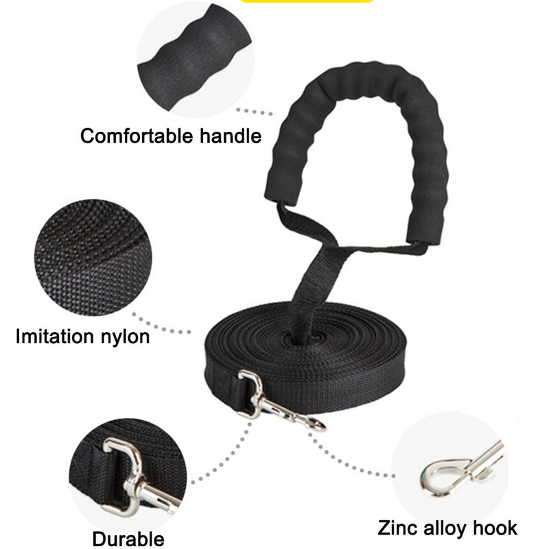 PAWS ASIA Wholesale Custom Hot Training Running Long Dog Leash Anti Slip Handle 10m 20m 50m