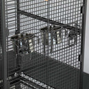 PAWS ASIA Suppliers Luxury Large Bird Cage Play Top With Tray And Wheels