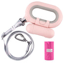 PAWS ASIA Wholesale Pet Product Nylon Led Light Smart Dog Leash With Waste Bag Dispenser