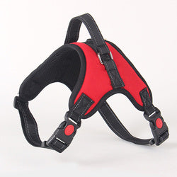 PAWS ASIA Factory Low Moq Oxford Reflective Training Adjustable No Pull Large Dog Harness With Handle