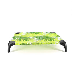 PAWS ASIA Factory Steel Framed Outdoor Travel Anti Slip Washable Elevated Camp Cooling Dog Bed Pet Cot