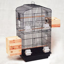PAWS ASIA Wholesale Cheap White Steel Wire Breeding Large Bird Cage With Stand