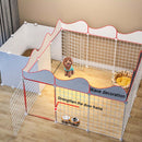 PAWS ASIA Suppliers Metal Small Freely Combined Dog Fence For Pet Isolation Cat Barrier Kennel