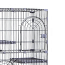 PAWS ASIA China Manufacturers Cheap Indoor Outdoor Steel Large Pet Cat Cage Carrier 3 Layer For Sale