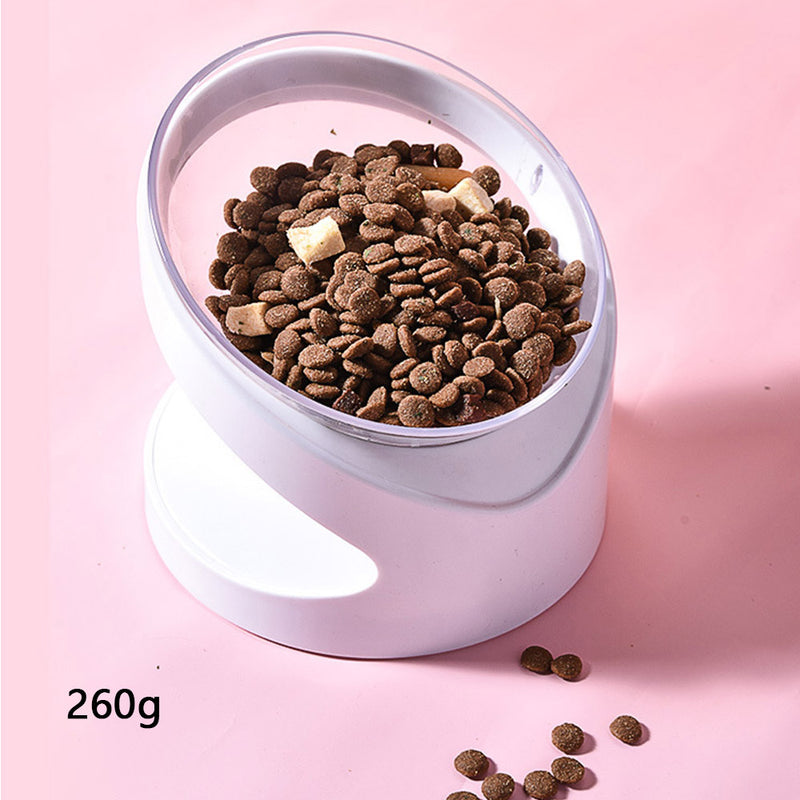PAWS ASIA Manufacturers Eco Friendly Plastic Modern Luxury 18 Degree Tilted Elevated Water Cat Bowl