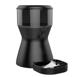 PAWS ASIA Suppliers ABS Smart Wifi Timer 4L Automatic Slow Pet Feeder With Camera Voice Interaction Dog Cat