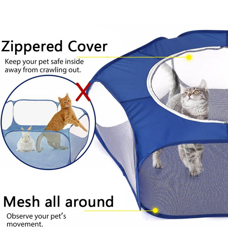 PAWS ASIA Manufacturers Cheap Indoor Waterproof Foldable Small Animal Playpen Pet Fence Tent Hamster Rabbit kitty