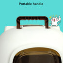 PAWS ASIA Manufacturers Eco Friendly Super Large Closed Splash Proof Cat Toilet With Cat Sand Shovel