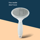 PAWS ASIA Factory Pet Grooming Cleaning Portable White Deshedding Massage Cat Dog Brush Hair Comb