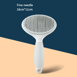 PAWS ASIA Factory Pet Grooming Cleaning Portable White Deshedding Massage Cat Dog Brush Hair Comb