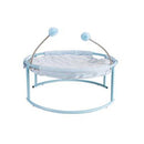 PAWS ASIA Wholesale Make Modern Elevated Luxury Removable Round Calming Cute Plush Blanket Bed For Cats With Wand
