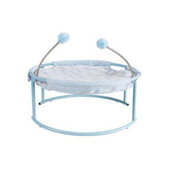 PAWS ASIA Dropshipping lazada Popular Modern Luxury Elevated Removable Cute Round Plush Blanket Bed For Cats With Wand