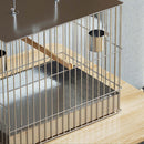 PAWS ASIA Suppliers Stainless Steel Wire Canary Breeding Small Bird Cage With Tray