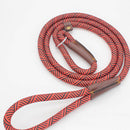 PAWS ASIA Factory White Luxury Durable Personalized Fancy Stripe Pet Dog Leash Thick Rope