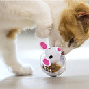 PAWS ASIA Suppliers Plastic Cute Interactive Pet Whack Treat Cat Tumbler Toy Mouse