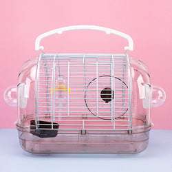 PAWS ASIA Wholesale Plastic Transparent Luxury Dwarf Hamster Accessories Cage