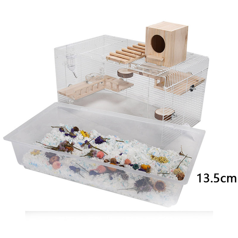 PAWS ASIA Factory White Luxury Clear Large Breeding Roomy Home Cage Hamster