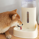 PAWS ASIA Wholesale New Large Automatic Plastic Double Storable Dog Food And Water Bowl 3.8L