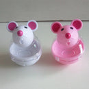 PAWS ASIA Suppliers Plastic Cute Interactive Pet Whack Treat Cat Tumbler Toy Mouse