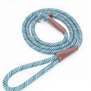 PAWS ASIA Factory White Luxury Durable Personalized Fancy Stripe Pet Dog Leash Thick Rope