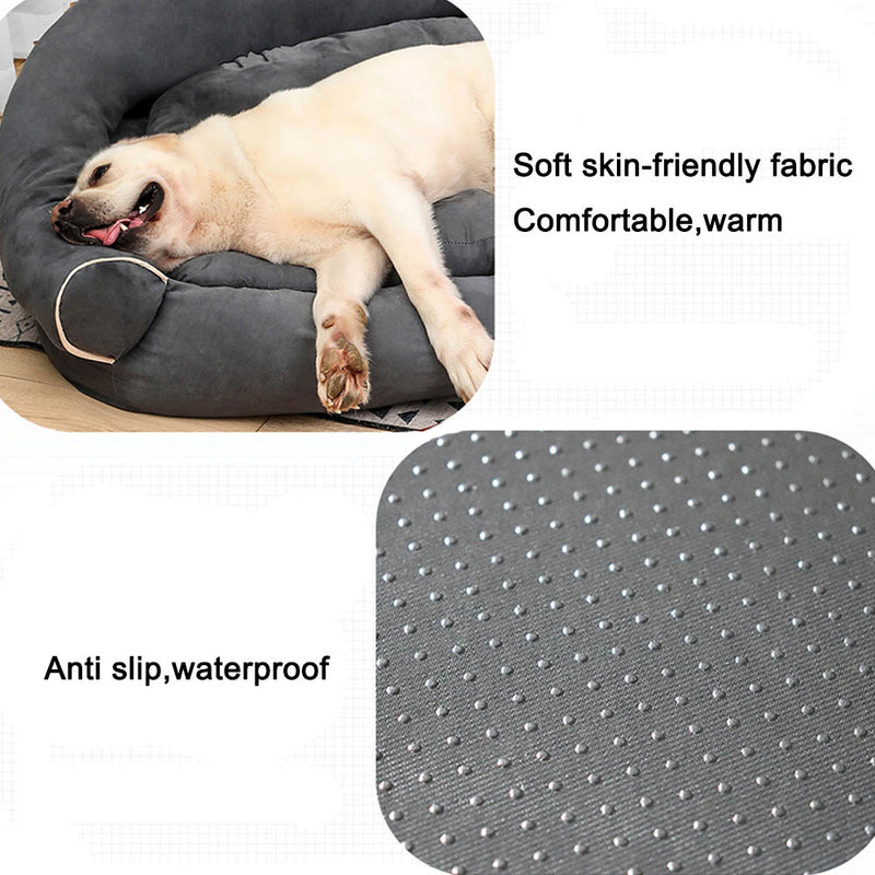 PAWS ASIA Suppliers Suede Eco Friendly Luxury Fluffy Washable Large Dog Bed Pet Sofa