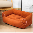 PAWS ASIA Suppliers Suede Eco Friendly Luxury Fluffy Washable Large Dog Bed Pet Sofa