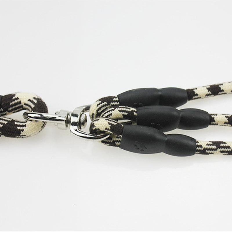 PAWS ASIA Manufacturers Dropshipping Multifunctional Polyester Three heads Dog Leash With Comfortable Handle