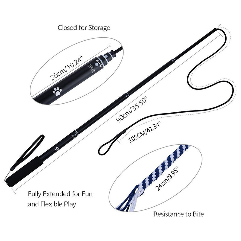 PAWS ASIA Manufacturers Outside Interactive Retractable Training Hunting Funny Stuffed Dog Toys Wand