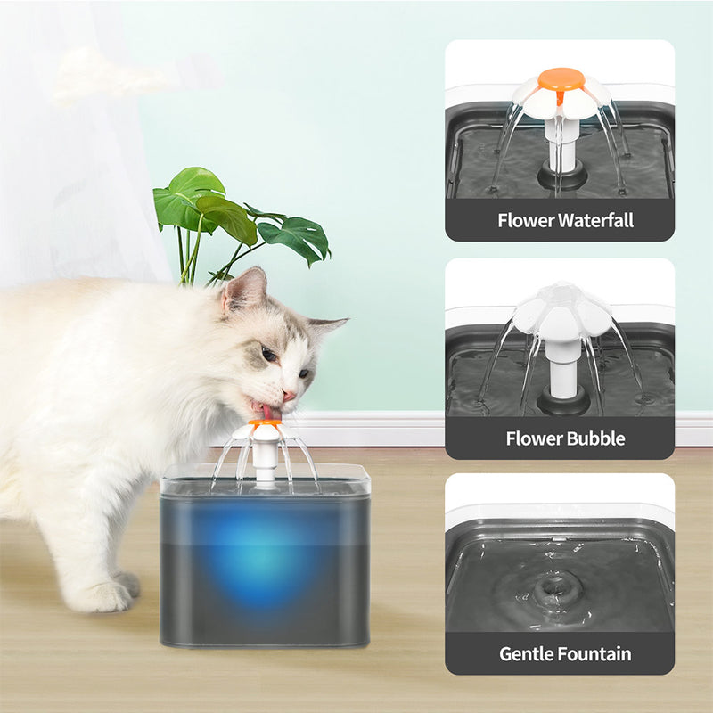 PAWS ASIA Wholesale New Cute Pet Automatic Feeder Dog Cat Water Dispenser 2L