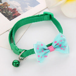 PAWS ASIA Manufacturers In Bulk Adjustable Breakaway Buckle Pet Bow Bell Cat Collar Small Dog