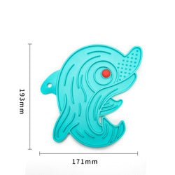 PAWS ASIA Suppliers Silicone Slow Feeder Bath Distraction Dog Lick Pad  Funny Distraction Grooming Mat