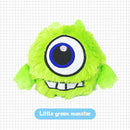 PAWS ASIA Wholesale Soft Plush Moving Chew Teeth Cleaning Activity Automatic Electric Pet Toy Squeak Monster