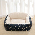 PAWS ASIA Manufacturers Luxury Fancy Eco Friendly Plush Fluffy Washable Large Square Dog Bed