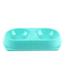 PAWS ASIA Suppliers Cheap Cute Anti Over Round Dual Purpose Pet Feeding Bowls For Cat Dog