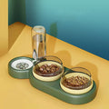 PAWS ASIA Wholesale Eco Friendly Plastic Modern Three Dog Bowl Cat Automatic Water Feeding