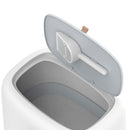 PAWS ASIA Factory Cheap Top Entry Very Large Pet Toilet Semi Closed Cat Litter Box With Sifter