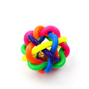 PAWS ASIA Factory Plastic Little Bite Resistant Elasticity Ball Cat Dog Toy With Bell