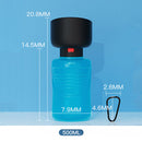 PAWS ASIA Suppliers Pet Travel Foldable Portable Feeding Dog Water Bottle Drink 600ml 500ml